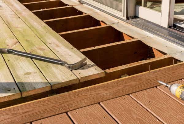 Old Deck Repair in Bainbridge Island