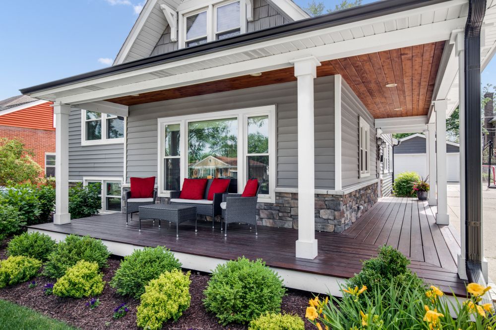 Porch Pillar Repair in Bainbridge Island