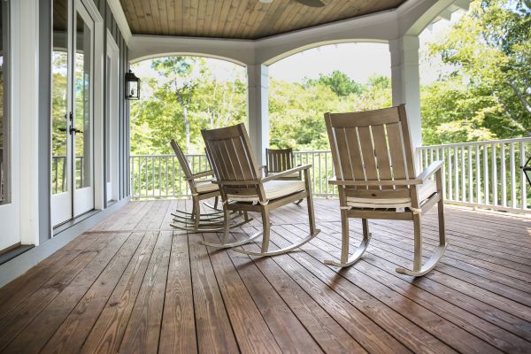 Wood Porch Repair in Bainbridge Island