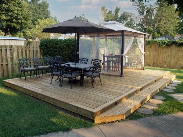 Floating Deck Installation in Bainbridge Island