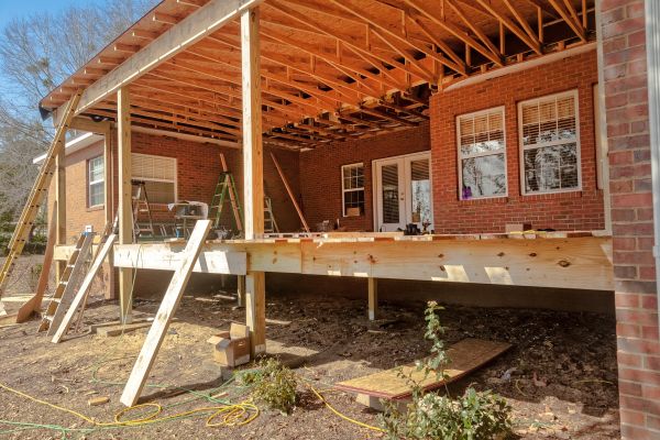 Porch Columns Installation in Bainbridge Island