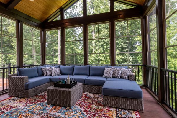 Enclosed Deck Installation in Bainbridge Island