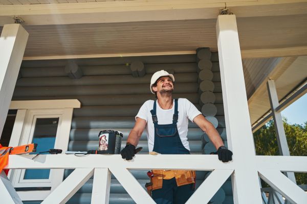 Porch Ceiling Construction in Bainbridge Island