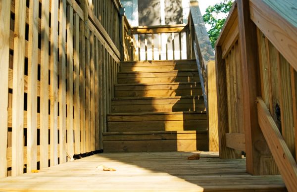 Deck Steps Replacement in Bainbridge Island