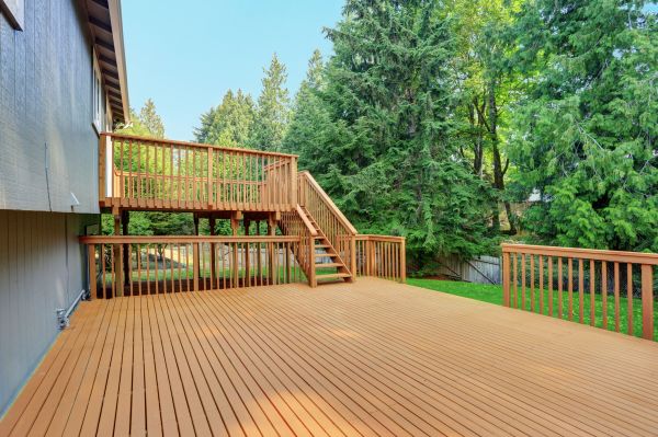 Multi Level Deck Installation in Bainbridge Island