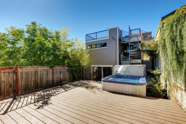 Hot Tub Deck Installation in Bainbridge Island