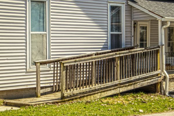 Porch Ramp Construction in Bainbridge Island