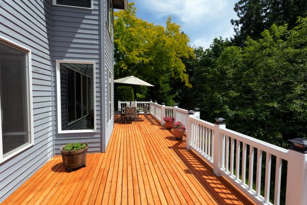 Cedar Deck Construction in Bainbridge Island