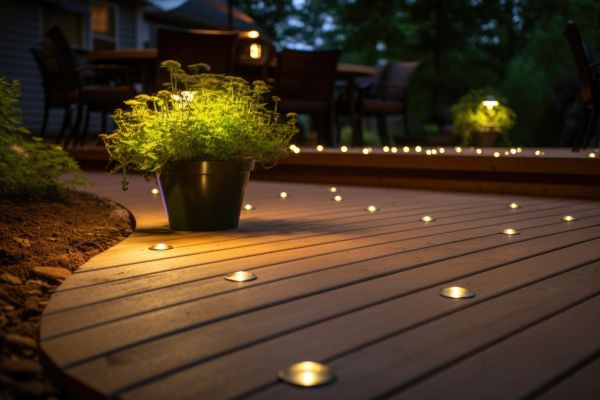 Ground Level Deck Construction in Bainbridge Island