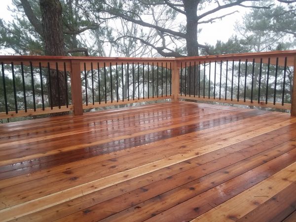 Cedar Deck Repair in Bainbridge Island